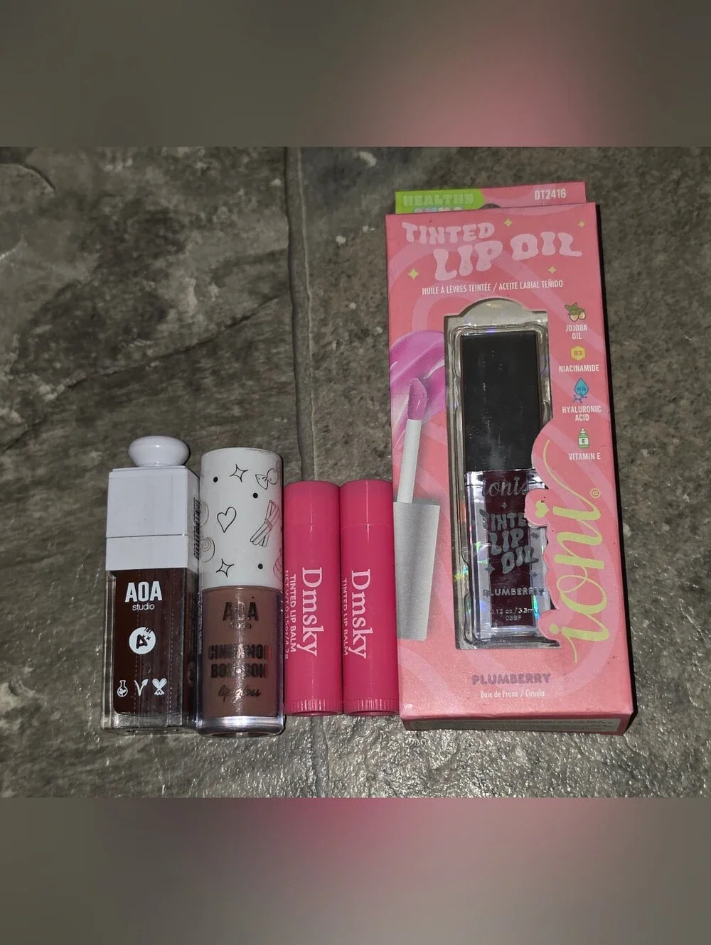 Lip Bundle- Tinted Lip Balms, Tinted Lip Oil & Tinted Lip Gloss Bundle BNIB
